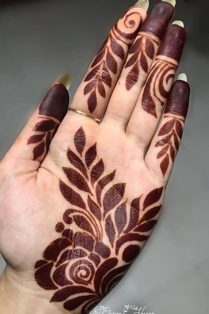 87+ New Latest Rose Mehndi Design (2025) 43 new latest rose mehndi design