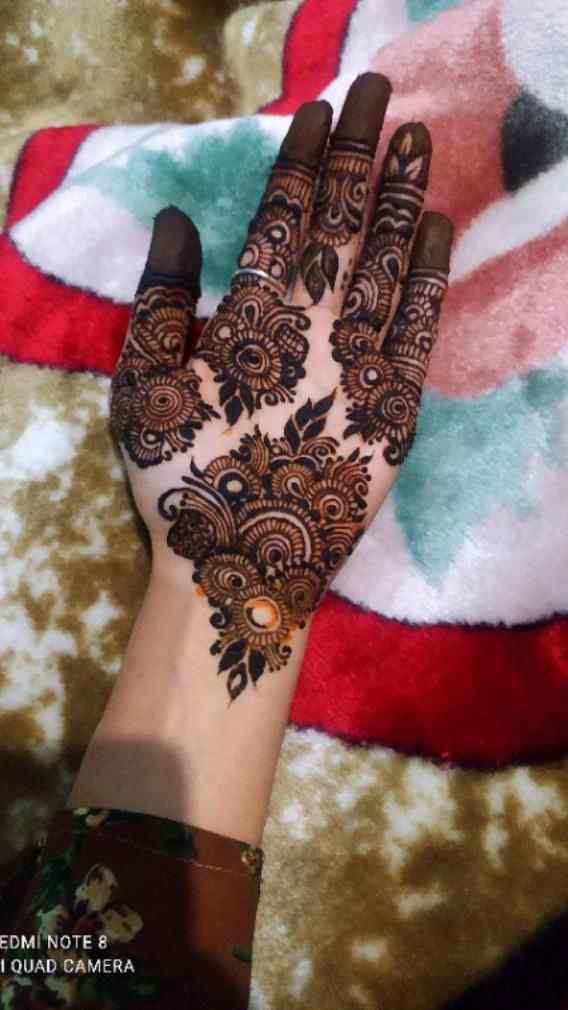 50+ Gorgeous Front Hand Mehndi Designs to Bookmark for Your Wedding-omiya.com.vn