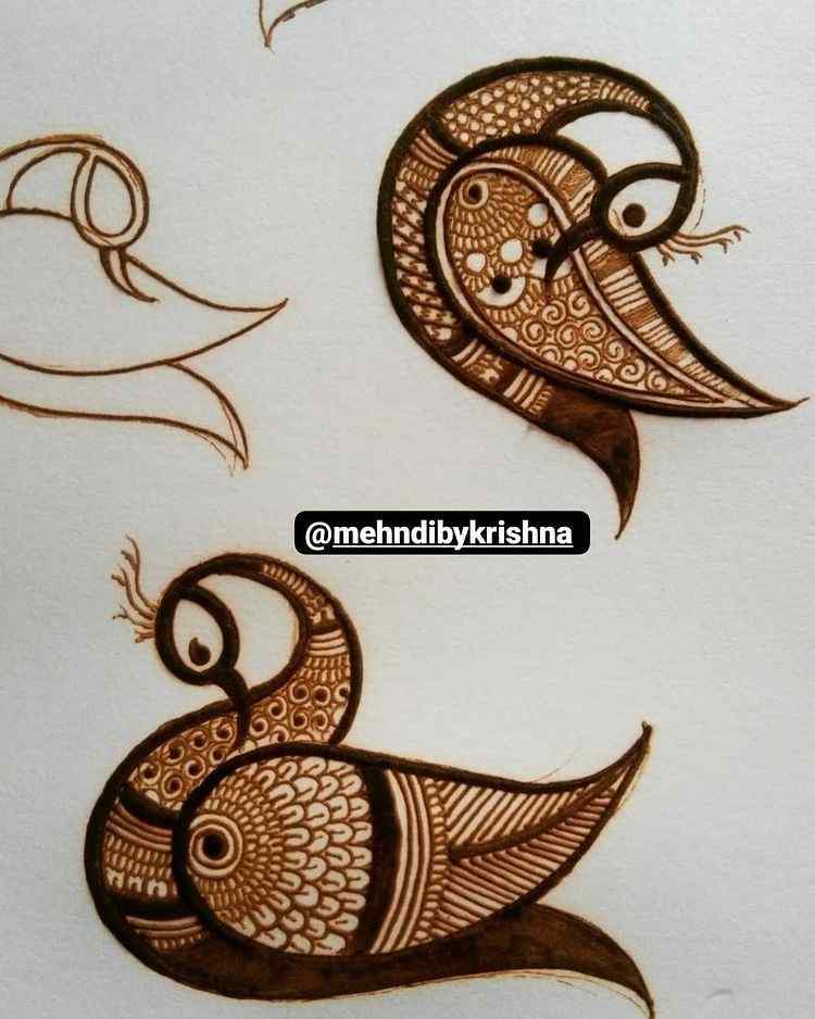 Peacock Mehndi Design