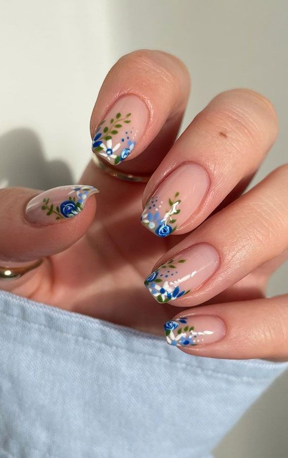 48 Spring French Tip Nails And Manicure Ideas (2025) - CCKOnline