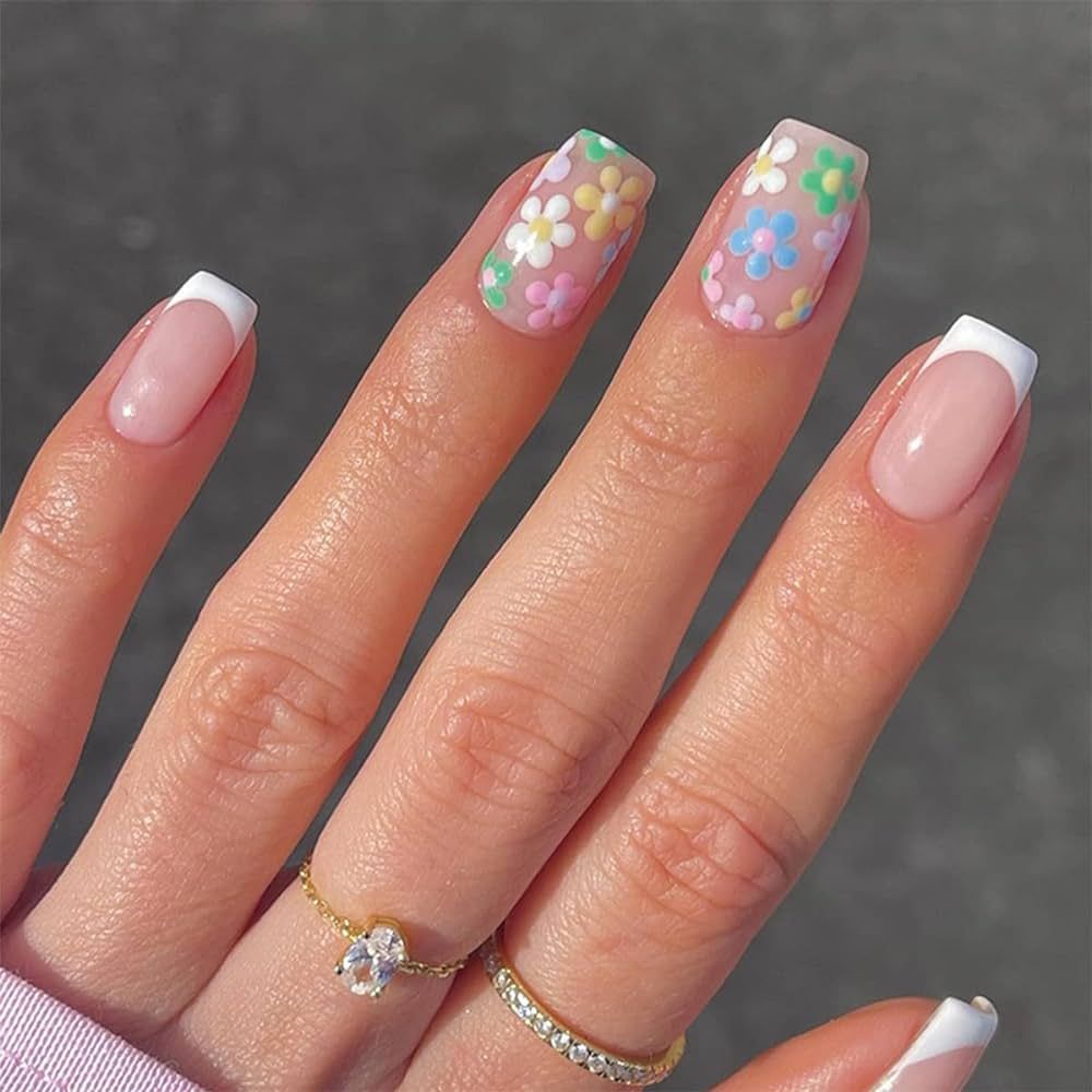 48 Spring French Tip Nails And Manicure Ideas (2025) - CCKOnline