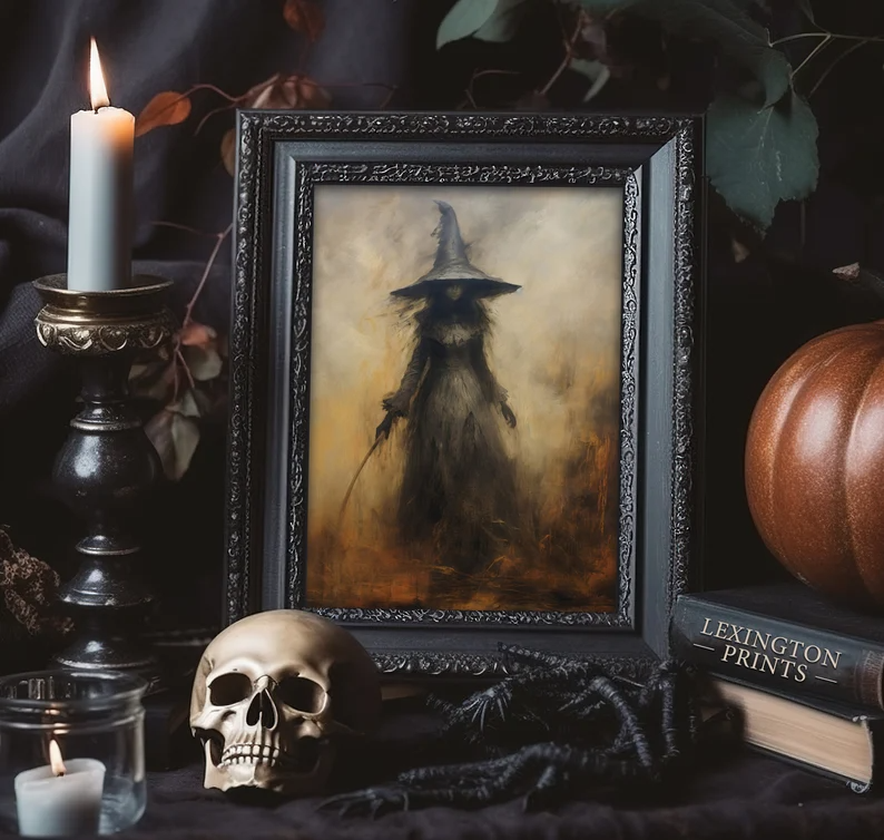 rustic witchy halloween decor ideas