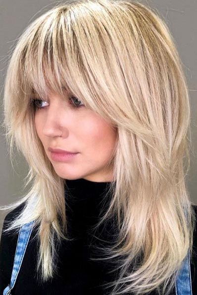 54 Stunning Long Layered Hair with Bangs Styles: From Straight to Curtain 2025 21 Long Layered Hair with Bangs