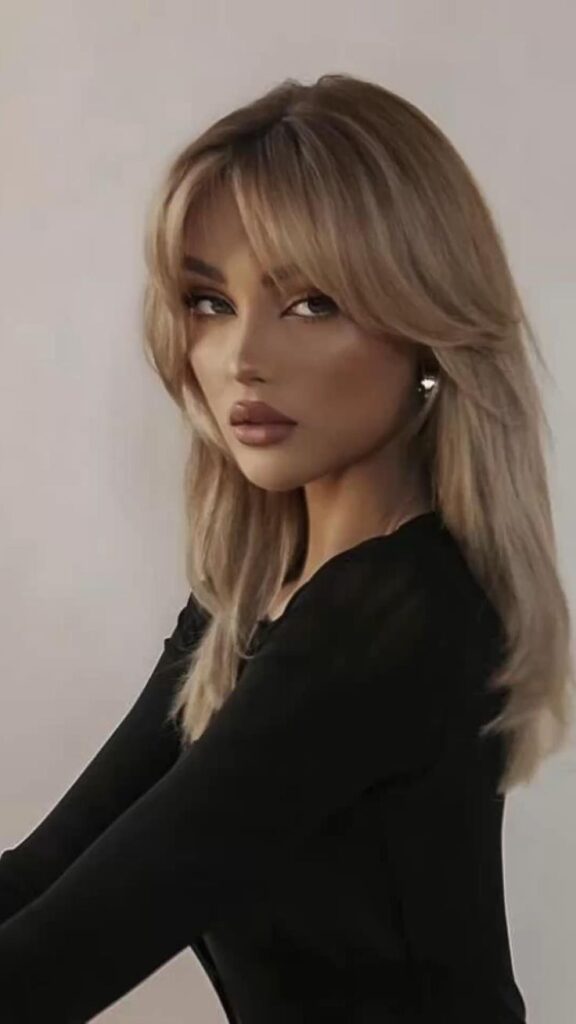 54 Stunning Long Layered Hair with Bangs Styles: From Straight to Curtain 2025 25 Long Layered Hair with Bangs