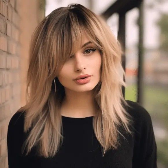 54 Stunning Long Layered Hair with Bangs Styles: From Straight to Curtain 2025 11 Long Layered Hair with Bangs