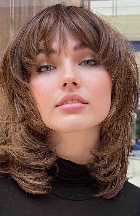 54 Stunning Long Layered Hair with Bangs Styles: From Straight to Curtain 2025 12 Long Layered Hair with Bangs
