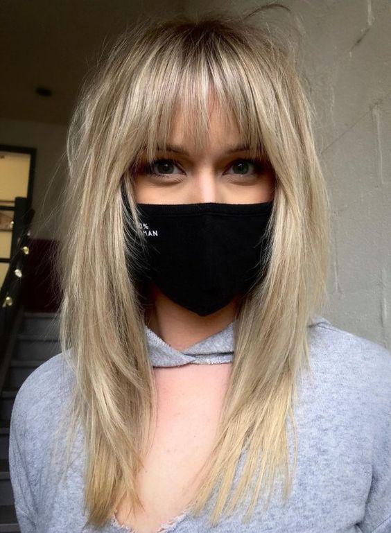54 Stunning Long Layered Hair with Bangs Styles: From Straight to Curtain 2025 27 Long Layered Hair with Bangs