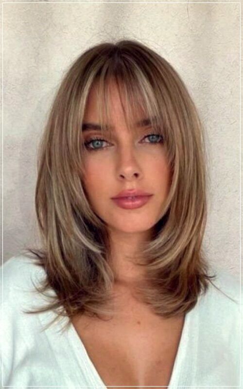54 Stunning Long Layered Hair with Bangs Styles: From Straight to Curtain 2025 22 Long Layered Hair with Bangs