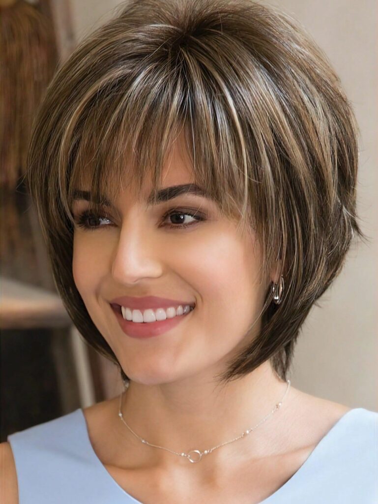 Medium Length Hairstyles with Bangs