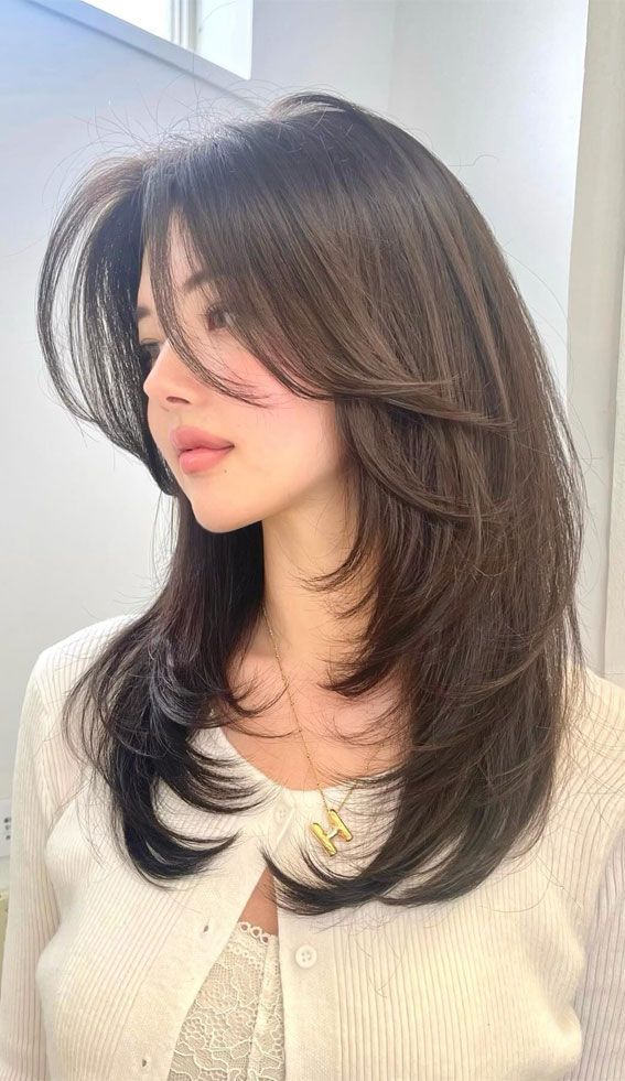 Medium Length Hairstyles with Bangs