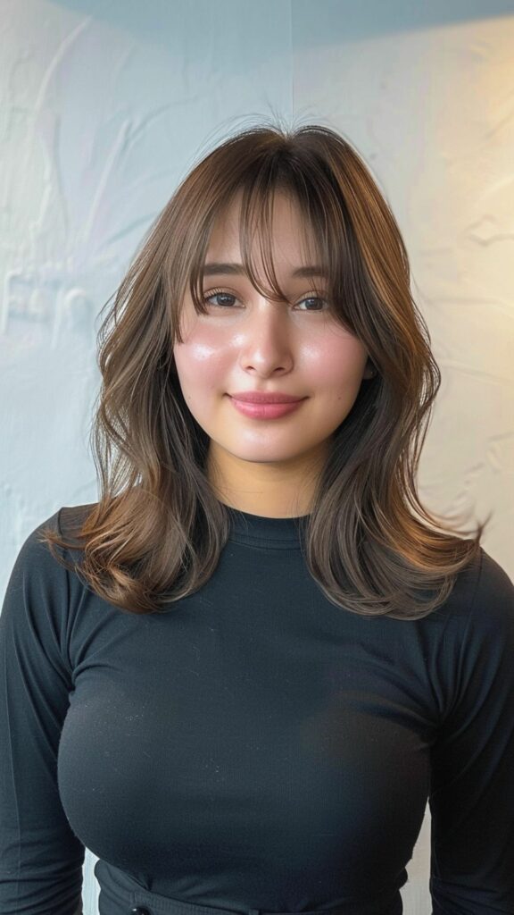 Medium Length Hairstyles with Bangs