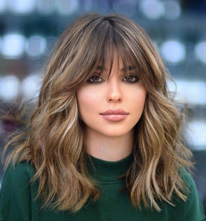 Medium Length Hairstyles with Bangs