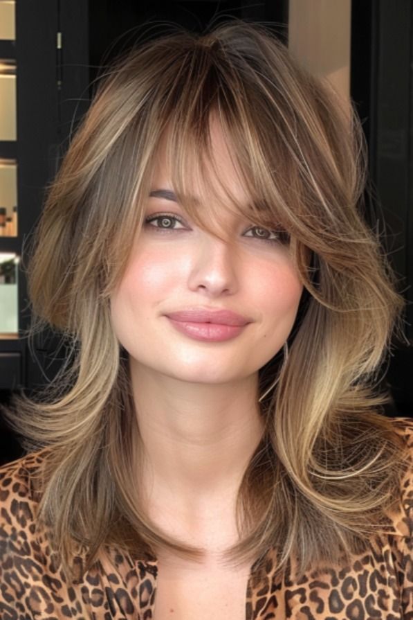 Medium Length Hairstyles with Bangs