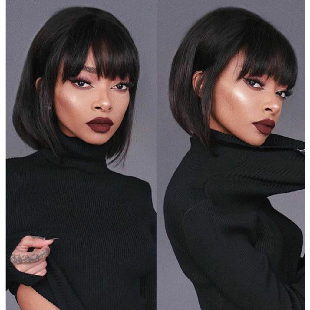 Medium Length Hairstyles with Bangs