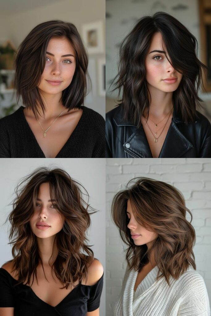 Medium Length Hairstyles with Bangs