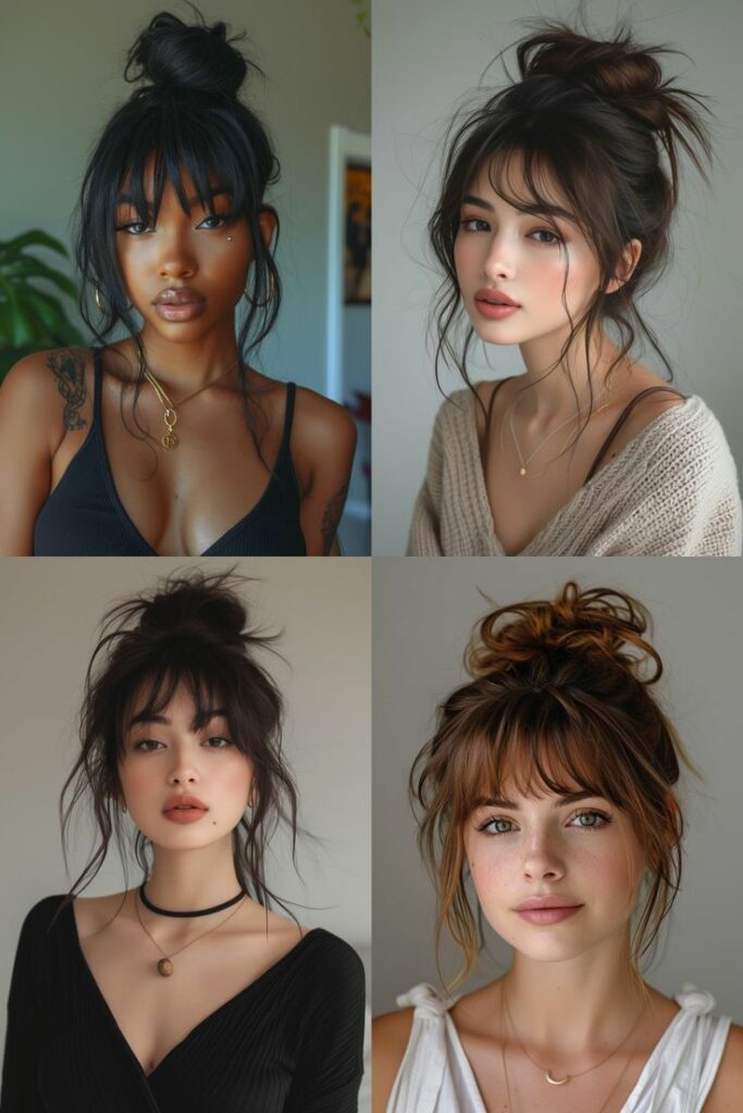 Medium Length Hairstyles with Bangs