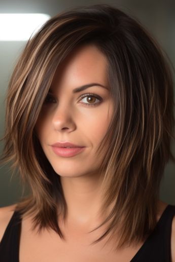 53 Chic Medium-Length Layered Haircuts: Shoulder-Length Styles & Face-Framing Layers 45 Medium-Length Layered Haircuts