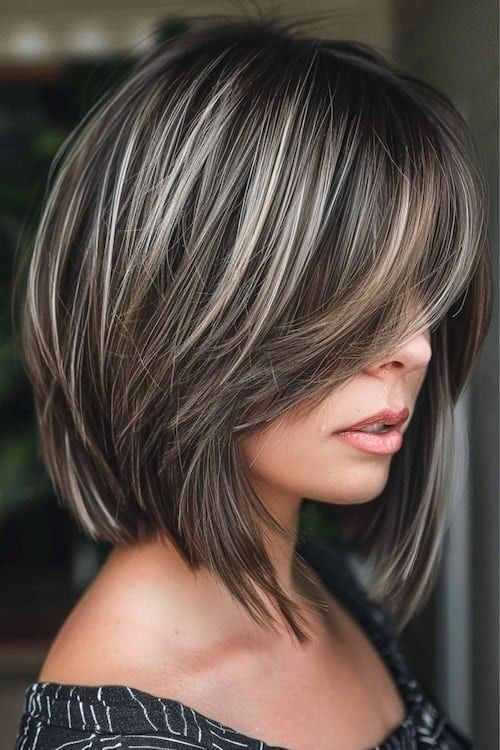 53 Chic Medium-Length Layered Haircuts: Shoulder-Length Styles & Face-Framing Layers 34 Medium-Length Layered Haircuts