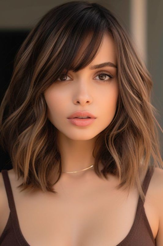 53 Chic Medium-Length Layered Haircuts: Shoulder-Length Styles & Face-Framing Layers 14 Medium-Length Layered Haircuts