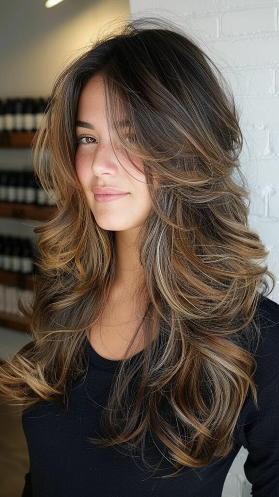53 Chic Medium-Length Layered Haircuts: Shoulder-Length Styles & Face-Framing Layers 4 Medium-Length Layered Haircuts