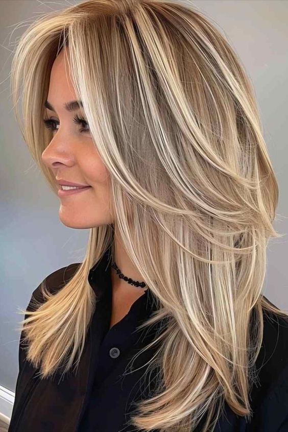 53 Chic Medium-Length Layered Haircuts: Shoulder-Length Styles & Face-Framing Layers 6 Medium-Length Layered Haircuts