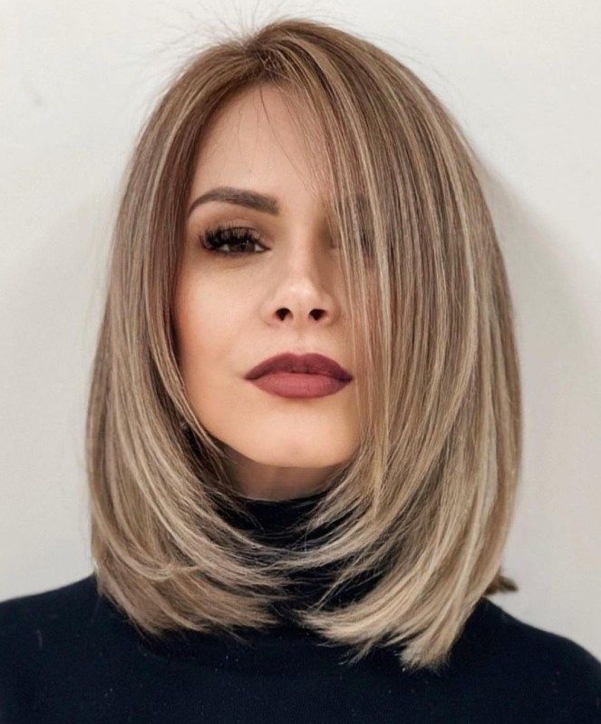53 Chic Medium-Length Layered Haircuts: Shoulder-Length Styles & Face-Framing Layers 43 Medium-Length Layered Haircuts