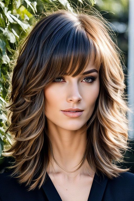53 Chic Medium-Length Layered Haircuts: Shoulder-Length Styles & Face-Framing Layers 36 Medium-Length Layered Haircuts