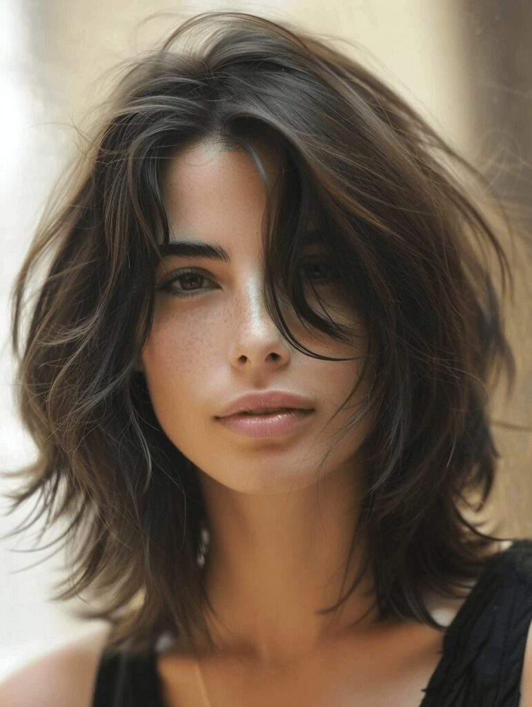 53 Chic Medium-Length Layered Haircuts: Shoulder-Length Styles & Face-Framing Layers 42 Medium-Length Layered Haircuts