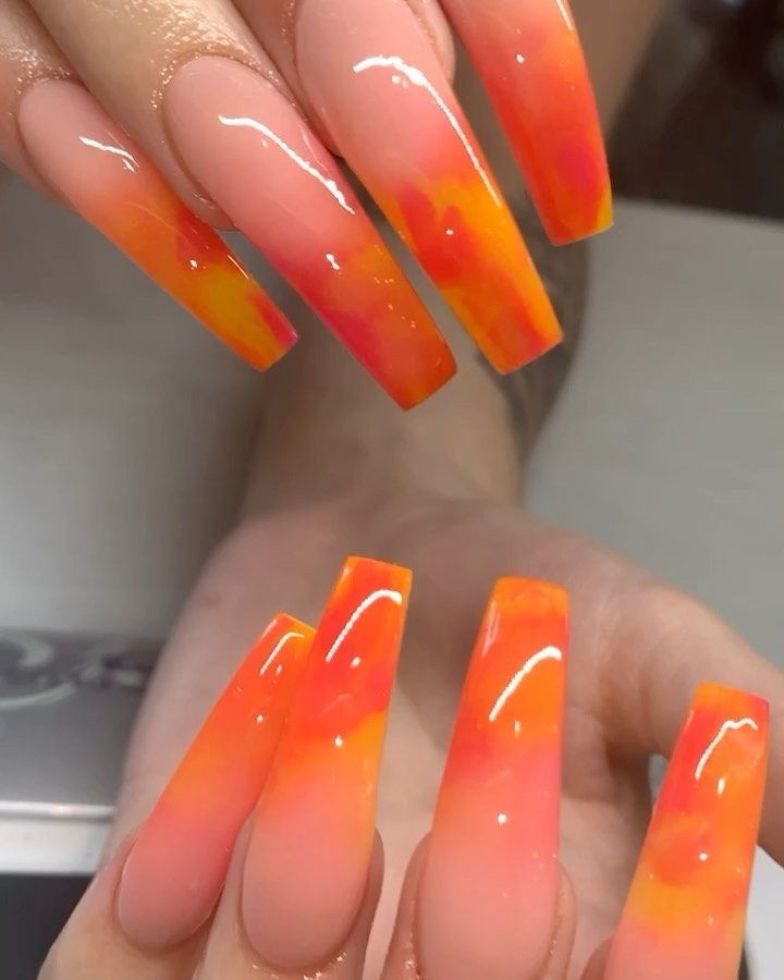 67 Stunning Orange and Pink Nail Designs 2025: Glitter, Ombre & French Tips for Summer 6 Orange and Pink Nail Designs