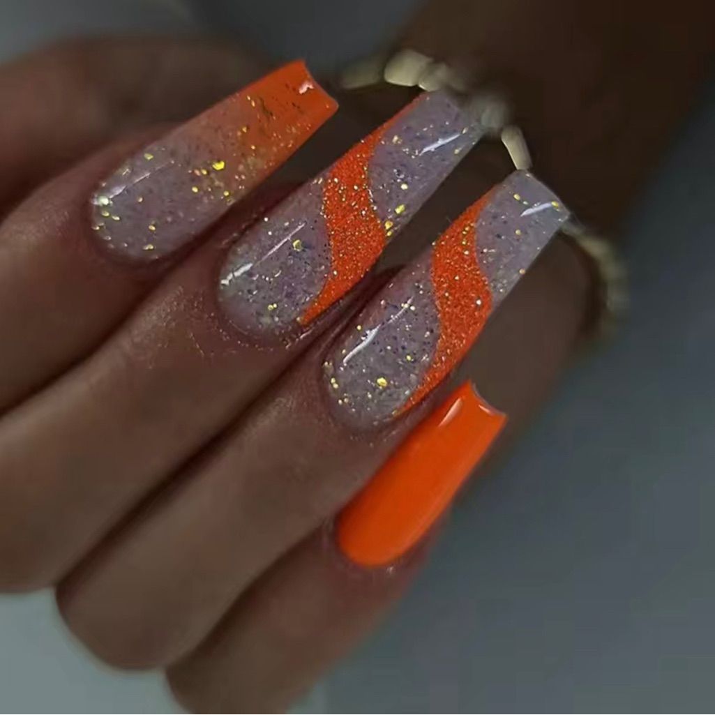67 Stunning Orange and Pink Nail Designs 2025: Glitter, Ombre & French Tips for Summer 18 Orange and Pink Nail Designs