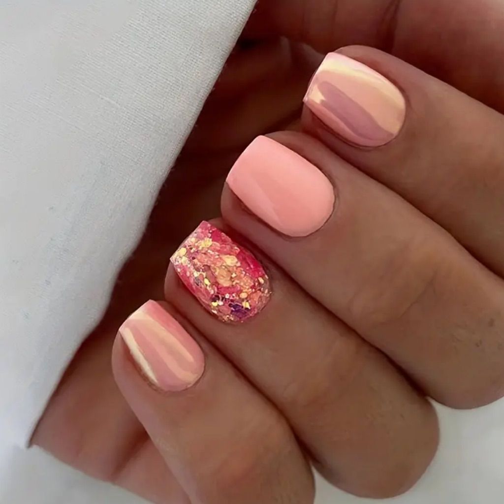 67 Stunning Orange and Pink Nail Designs 2025: Glitter, Ombre & French Tips for Summer 13 Orange and Pink Nail Designs