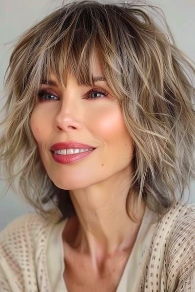 Shag Hairstyles for Women Over 50