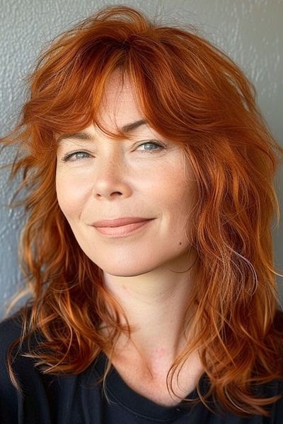 Shag Hairstyles for Women Over 50