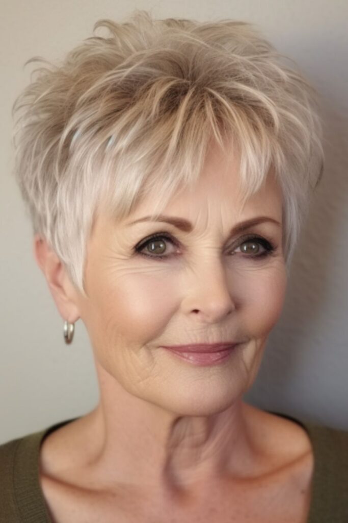 Short Hairstyles for Women Over 60