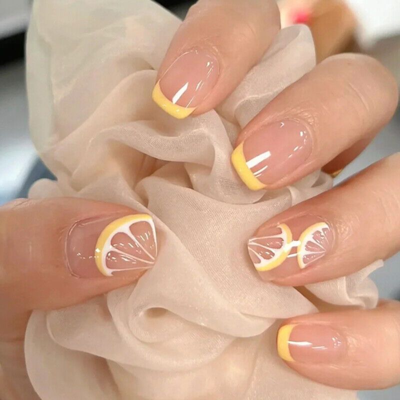 Yellow Nail Designs with Sunflowers