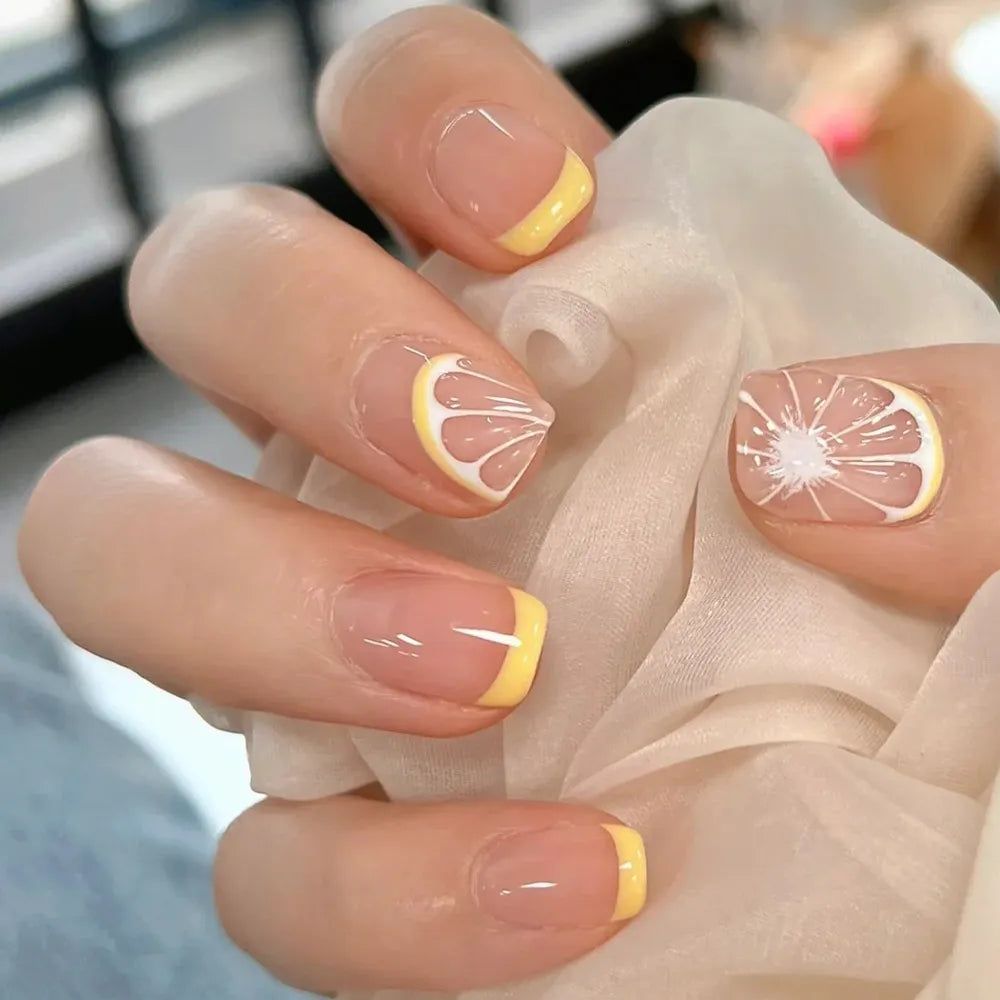 Yellow Nail Designs with Sunflowers