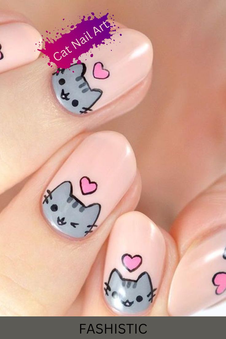 Cartoon Nail Designs