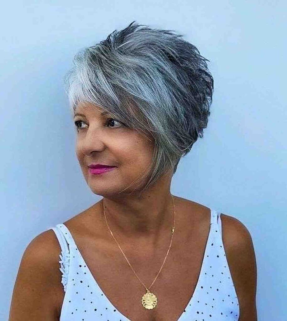Hairstyles for Women Over 50 with Bangs