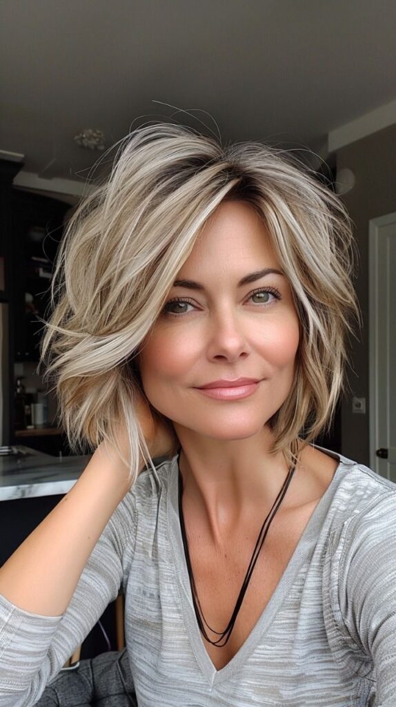 Hairstyles for Women Over 50 with Bangs