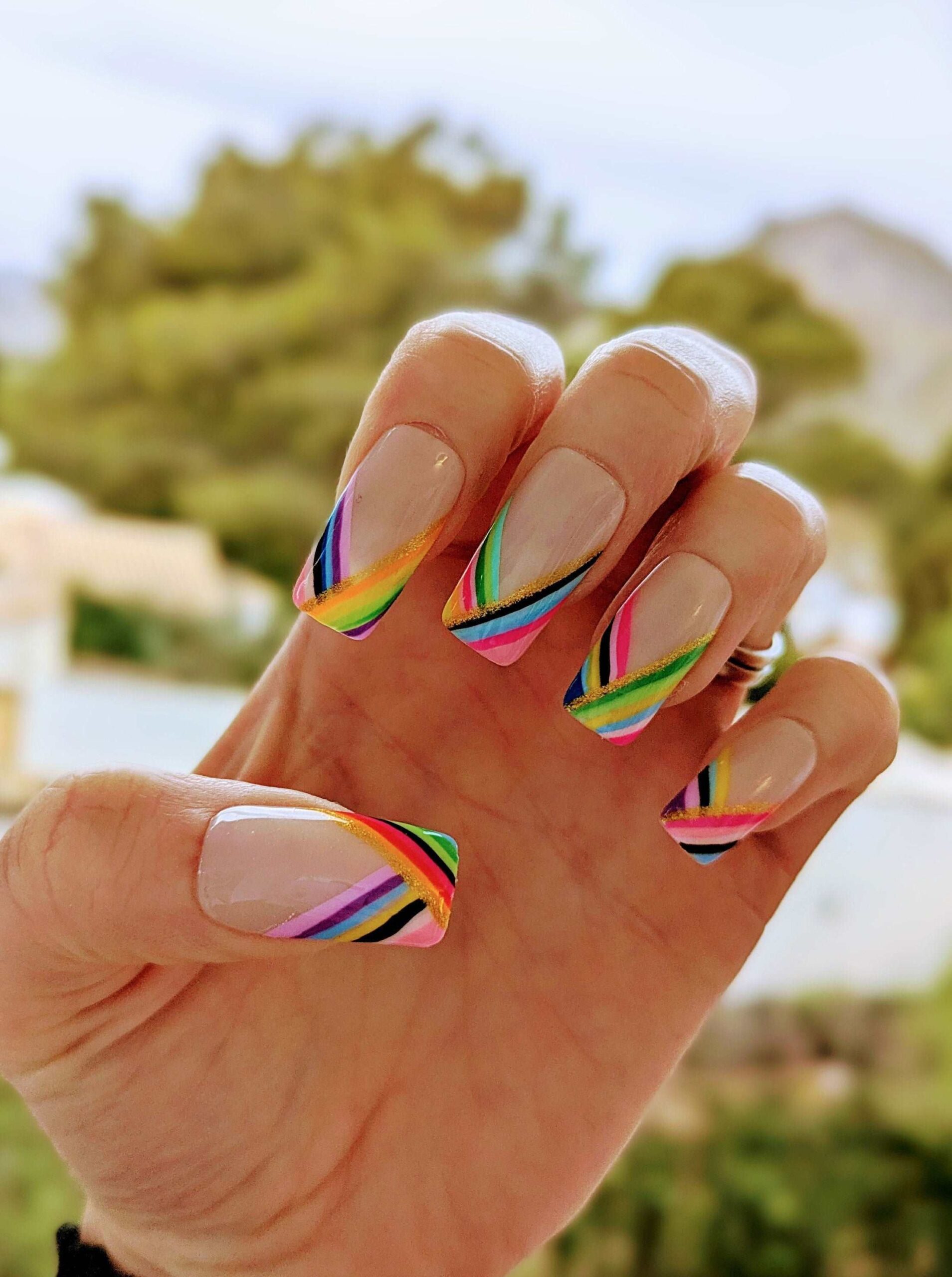 Hippie Nail Designs