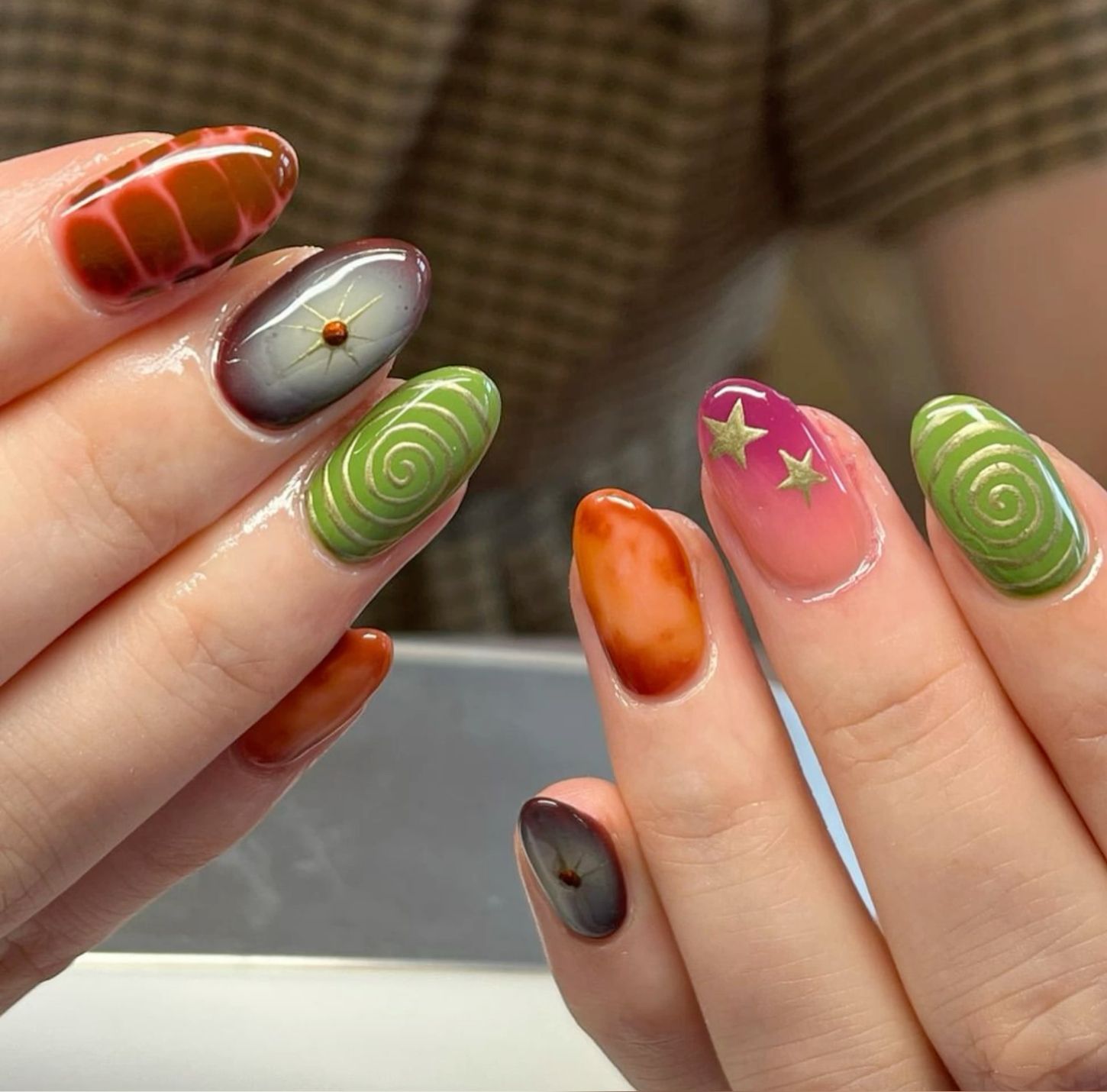 Hippie Nail Designs