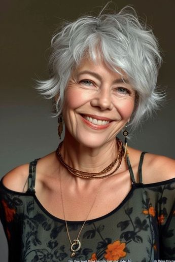 Shag Hairstyles for Women Over 60