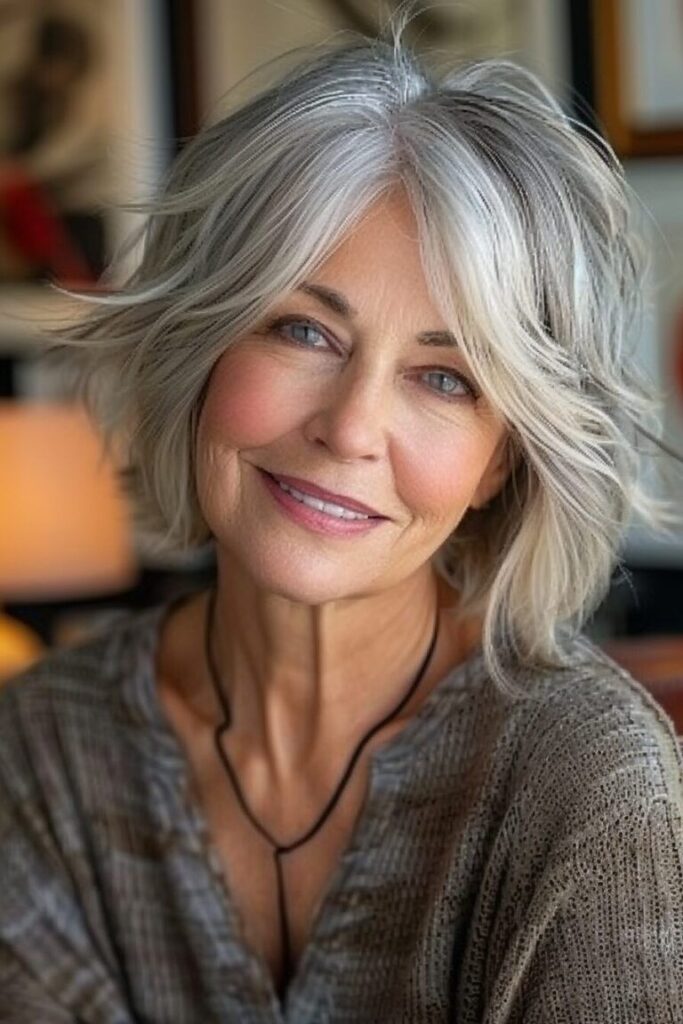 Shag Hairstyles for Women Over 60