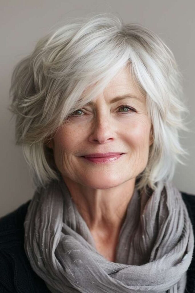 Shag Hairstyles for Women Over 60