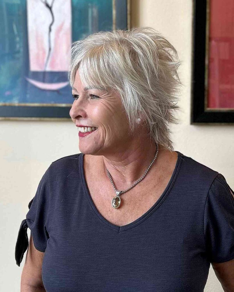 Shag Hairstyles for Women Over 60