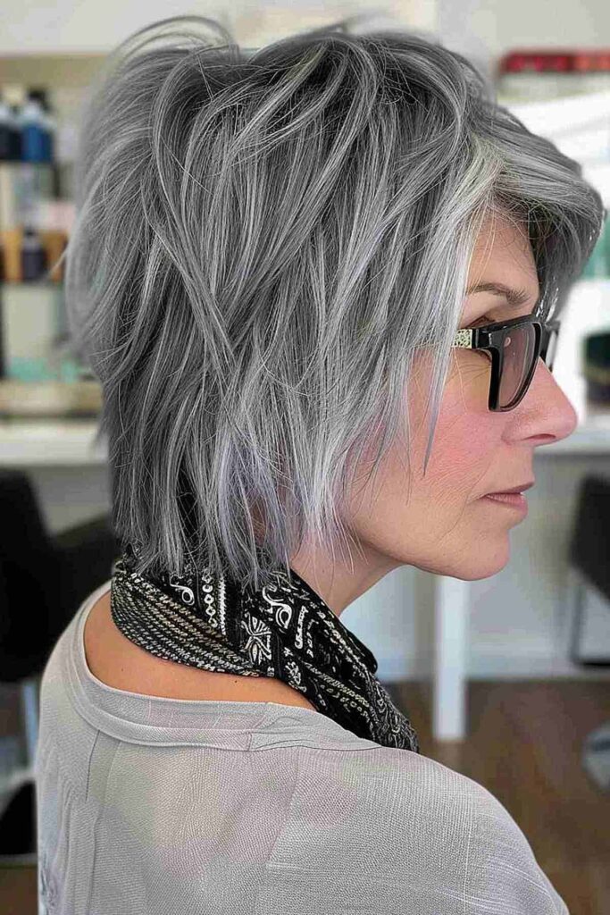 Shag Hairstyles for Women Over 60