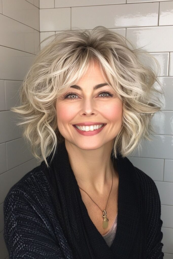 Shag Hairstyles for Women Over 60
