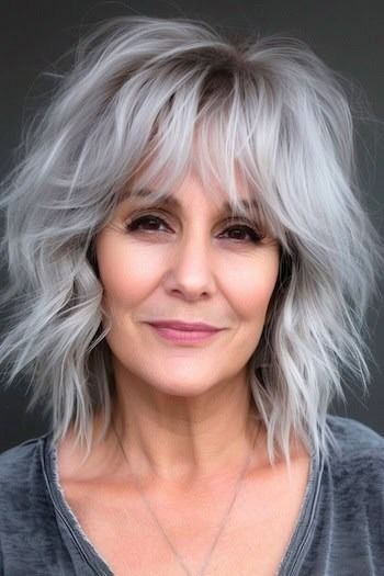 Shag Hairstyles for Women Over 60