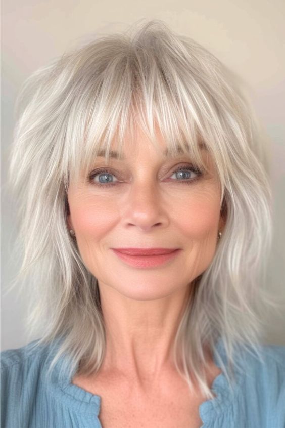 Shag Hairstyles for Women Over 60