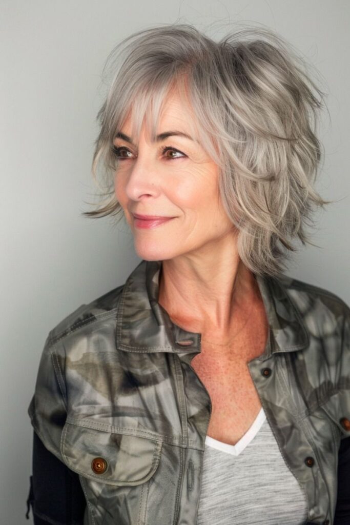 Shag Hairstyles for Women Over 60